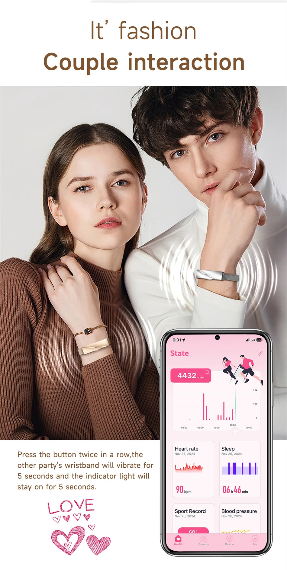 Nexora FT2 Smart Fitness Band