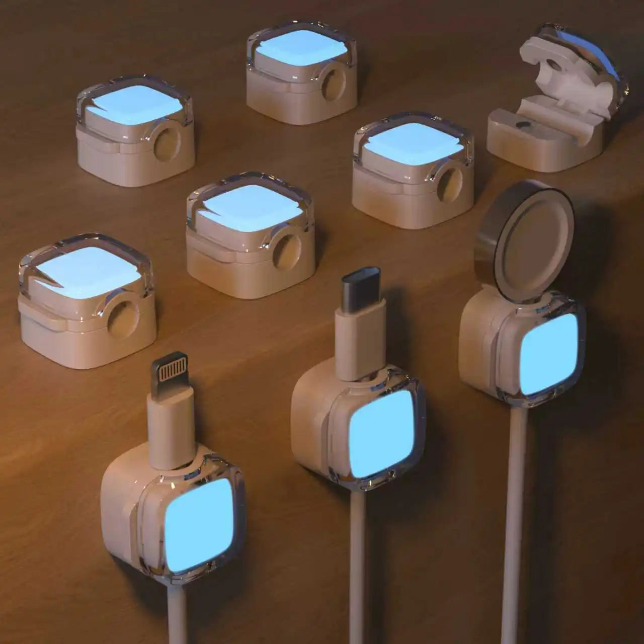 Nexora MagCable Organizer — Magnetic Desktop Cable Management