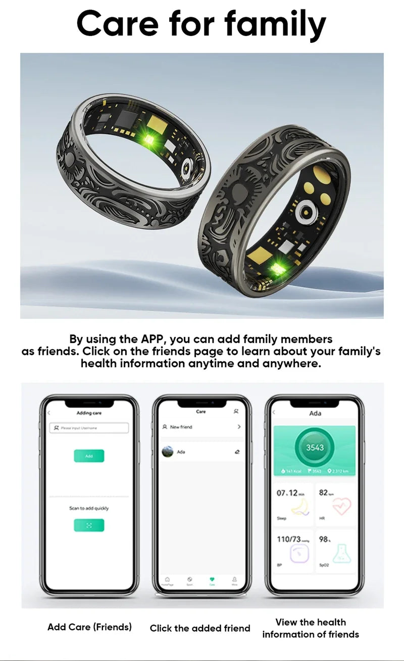 Nexora W9 Smart Ring