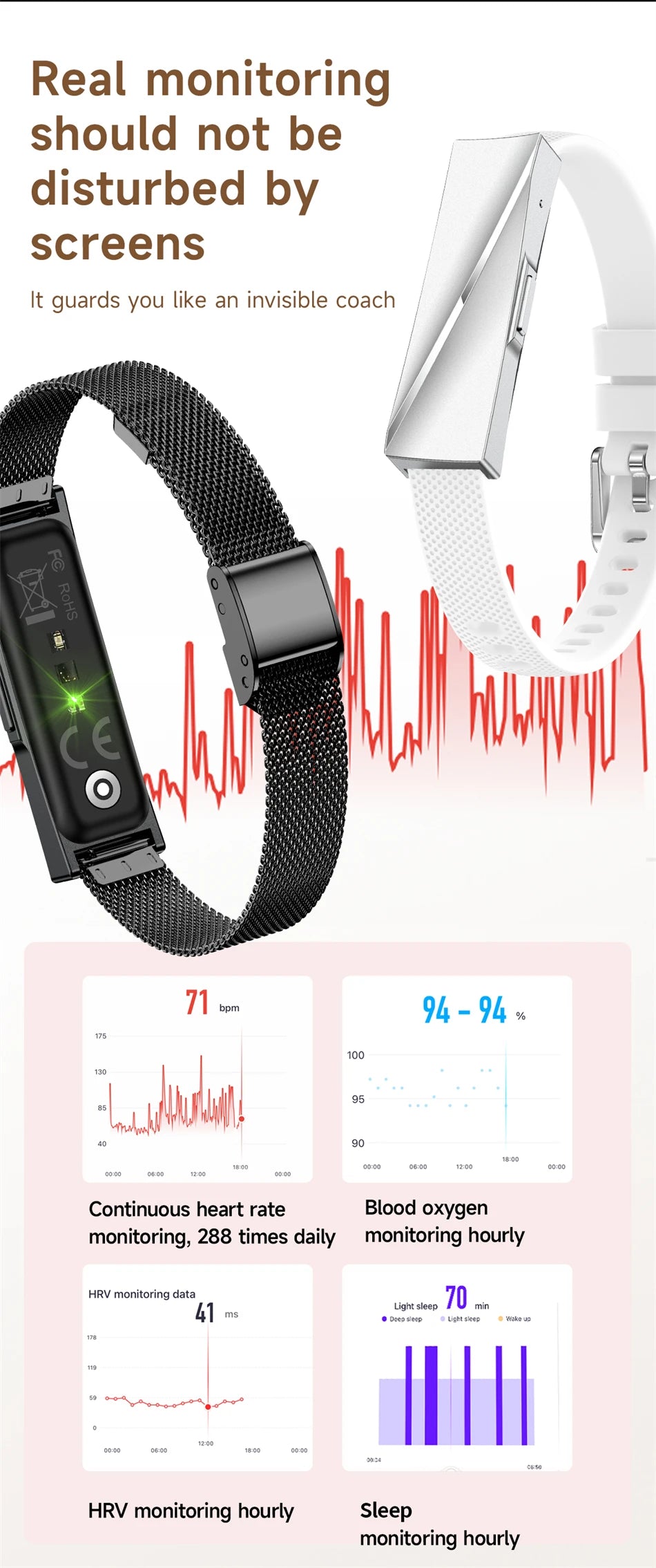 Nexora FT2 Smart Fitness Band