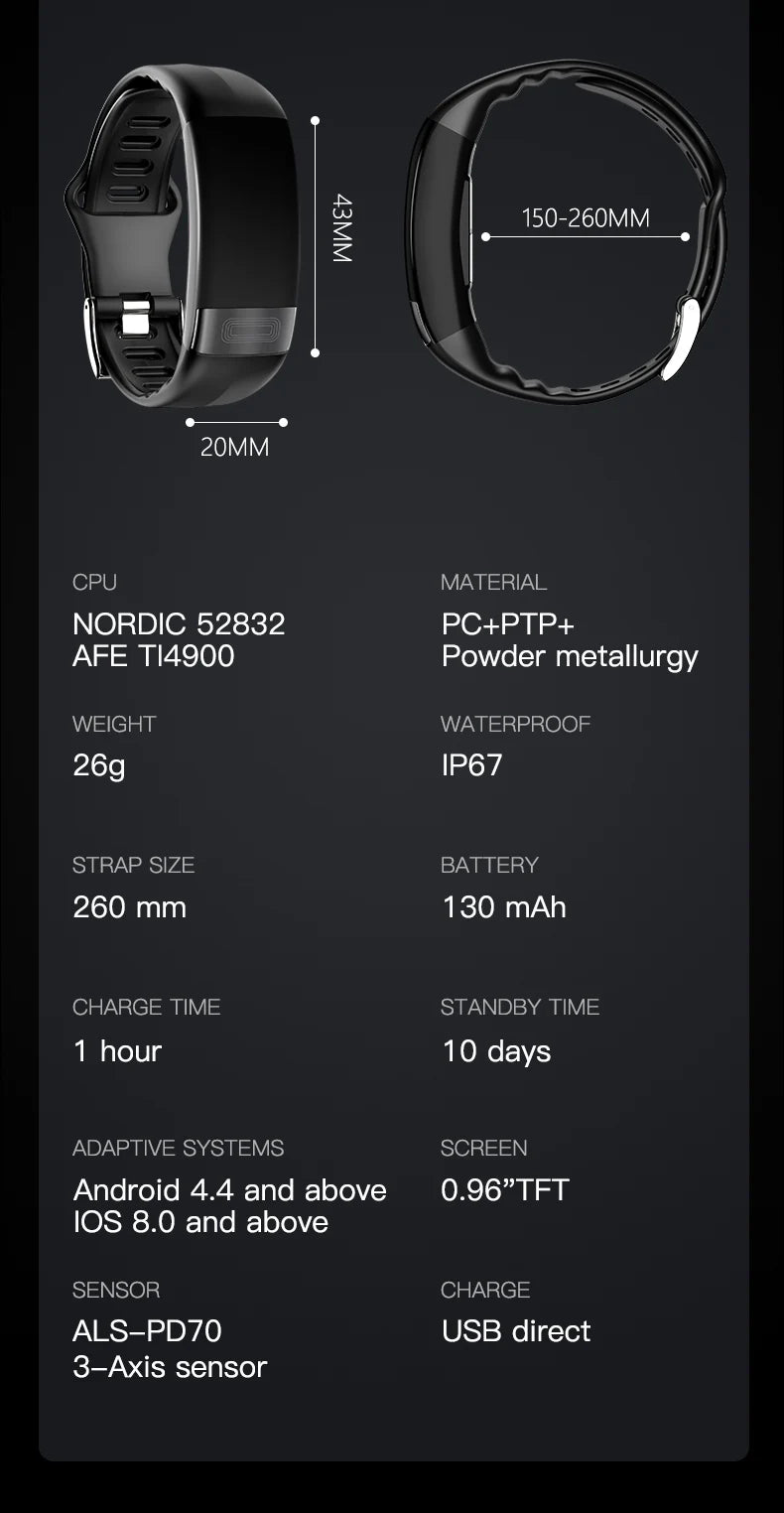 Nexora ECG1 Health Wristband