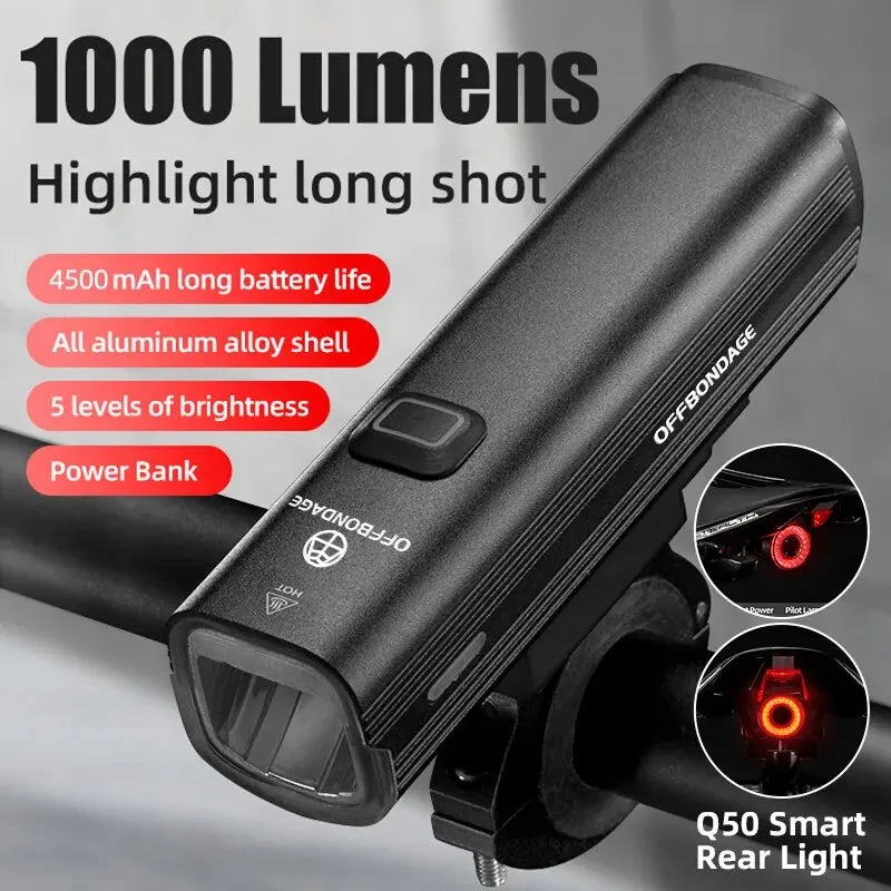 Nexora BL1000 Bike Headlight & Power Bank