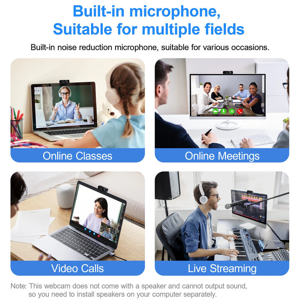 Nexora C1 HD Webcam with Microphone