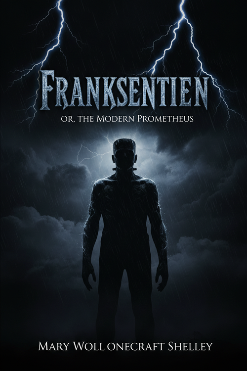 Frankenstein by Mary Shelley ebook cover